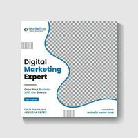 Digital Marketing agency Social media post design and web banner post design vector