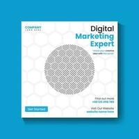 Digital Marketing agency Social media post design and web banner post design vector