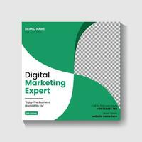 Digital Marketing agency Social media post design and web banner post design vector