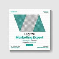 Digital Marketing agency Social media post design and web banner post design vector