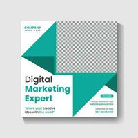 Digital Marketing agency Social media post design and web banner post design vector