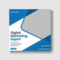 Digital Marketing agency Social media post design and web banner post design vector