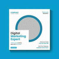 Digital Marketing agency Social media post design and web banner post design vector