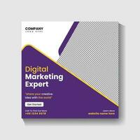 Digital Marketing agency Social media post design and web banner post design vector