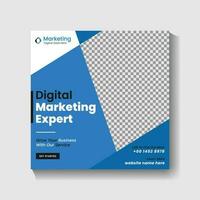 Digital Marketing agency Social media post design and web banner post design vector