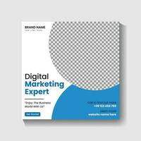 Digital Marketing agency Social media post design and web banner post design vector