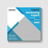 Digital Marketing agency Social media post design and web banner post design vector