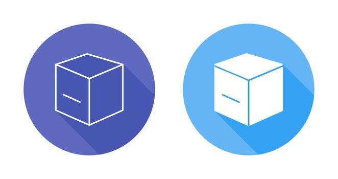 Cube Vector Icon