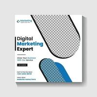 Digital Marketing agency Social media post design and web banner post design vector