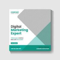 Digital Marketing agency Social media post design and web banner post design vector