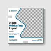 Digital Marketing agency Social media post design and web banner post design vector