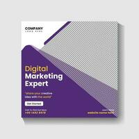 Digital Marketing agency Social media post design and web banner post design vector