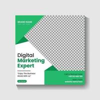 Digital Marketing agency Social media post design and web banner post design vector