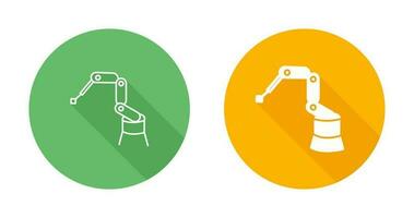 Industrial Robot Vector Icon