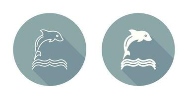 Dolphin Vector Icon