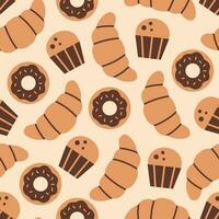 Bakery Seamless Pattern vector