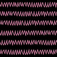 Hand drawn zigzag seamless pattern vector