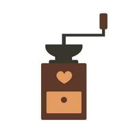 Coffee grinder vector illustration