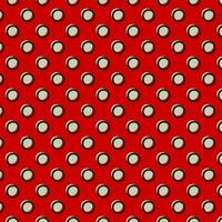 Black, grey and red polka dot seamless pattern. Vector background.