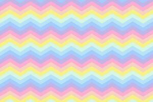 Blue, purple, pink, and yellow zig zag chevron seamless pattern background vector