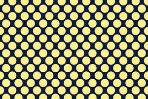 Yellow and blue polka dot seamless pattern. Celebration confetti vector background.