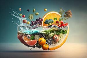 freshness and authenticity of food concept illustration photo