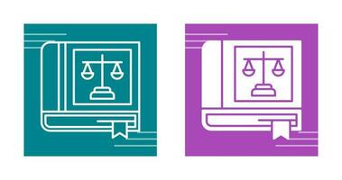 Law Book Vector Icons