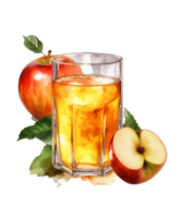 Juice Drawing Watercolor Sublimation png