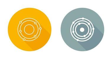Atomic Structure Vector Icon