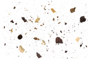 Dirty explosion particle. Abstract stone and dust texture png