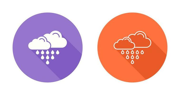 Acid Rain Vector Icon