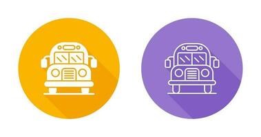 School Bus Vector Icon