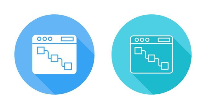 icono de vector de secuencia