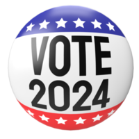 The Vote Pedro 2024 Pin Badge png
