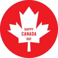 The maple leaf symbol for Canada day concept png