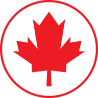 de esdoorn- blad symbool voor Canada dag concept png