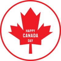 The maple leaf symbol for Canada day concept png