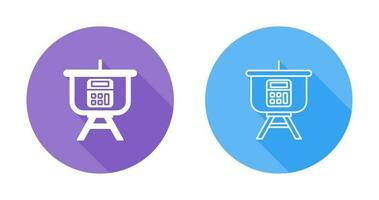 Calculation Presentation Vector Icon