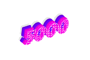 5000 subscribers celebration greeting Number with multi layer design png