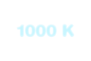 1000 k Abonnenten Feier Gruß Nummer mit gefroren Design png