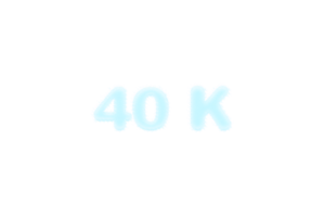 40 k subscribers celebration greeting Number with frozen design png