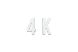 4 k subscribers celebration greeting Number with minimal design png