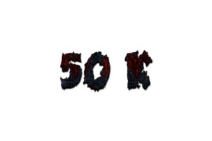 50 k subscribers celebration greeting Number with burned wood design png