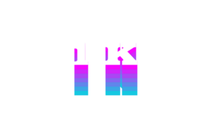 1 k subscribers celebration greeting Number with multi color design png