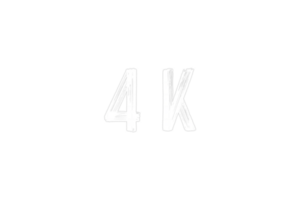 4 k abonnees viering groet aantal met krijt ontwerp png