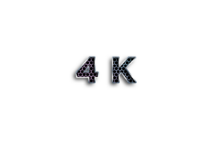 4 k subscribers celebration greeting Number with net design png