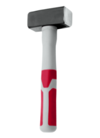 red hammer isolated png