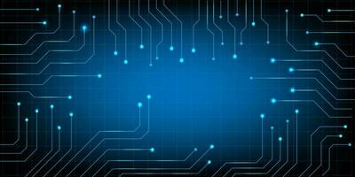 HUD hexagon and circle Computer chip Electronic circuit board vector for technology and finance concept and education for future