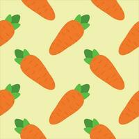 carrot seamless pattern vector illustration