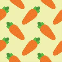 carrot seamless pattern vector illustration